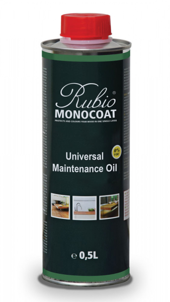 Rubio® Monocoat Universal Maintenance Oil VOC Free Pure 0,5 LTR