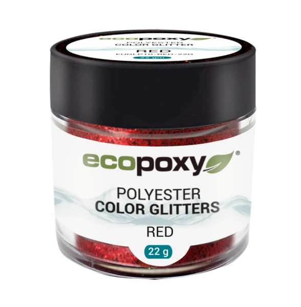 EcoPoxy Polyester Farbglitter 22 Gramm