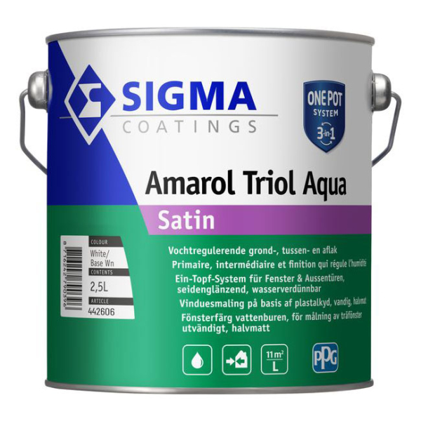 Sigma Amarol Triol Aqua Satin Ventilationslack