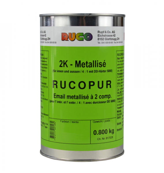 RUCO RUCOPUR 2K-Metalliclack (Metallisé)