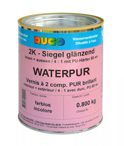 RUCO WATERPUR 2K-Siegellack, farblos