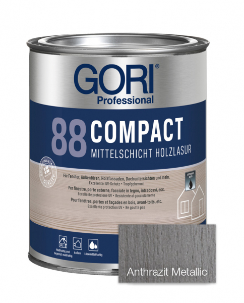 GORI 88 COMPACT Holzlasur Metallic