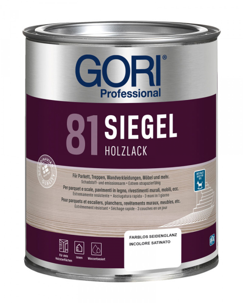 GORI 81 SIEGEL Holzlack farblos