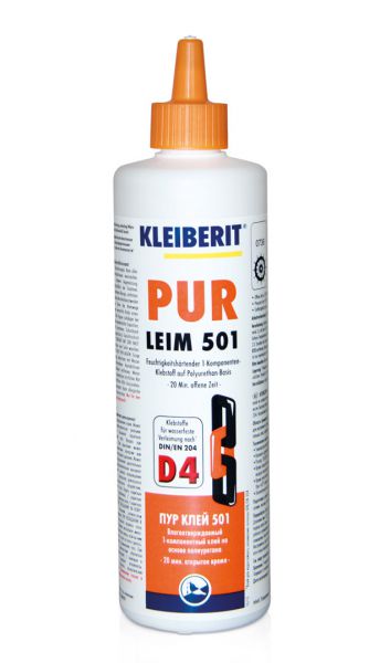 KLEIBERIT PUR Leim 501.0 1K-PUR-Klebstoff, PUR-Kleber gelblich - braun