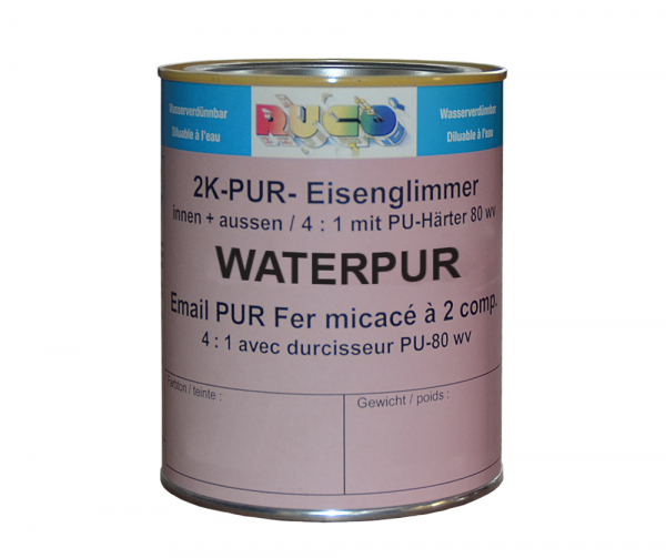 RUCO WATERPUR 2K-Eisenglimmerfarbe (Korrosionsschutzdecklack)