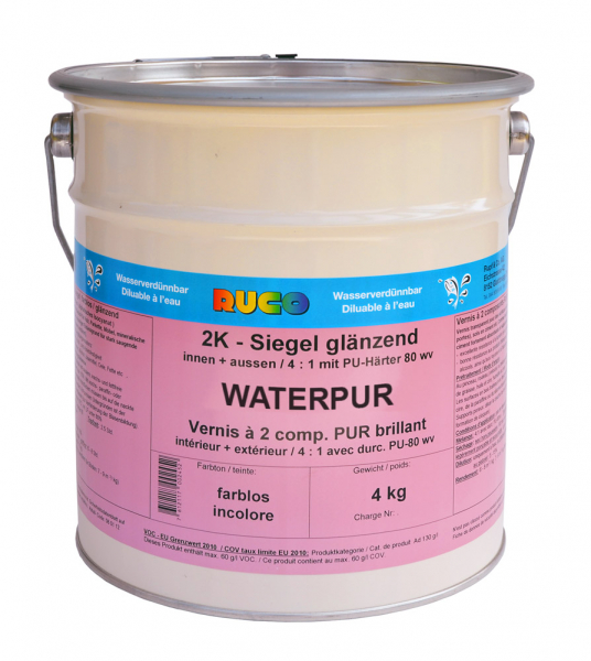 RUCO WATERPUR 2K-Siegellack, farblos