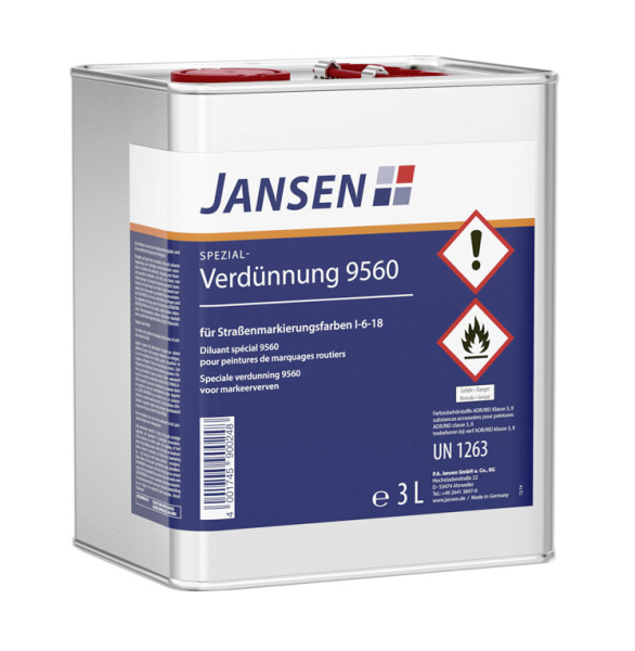 Jansen Spezialverdünnung 9560 f. Straßenmarkierungsf. 5 l farblos