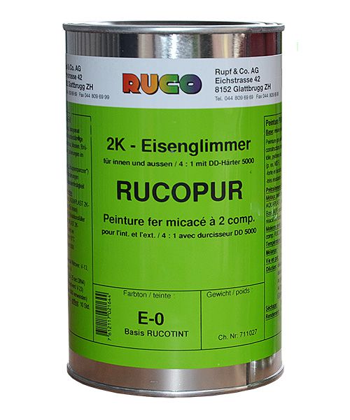 RUCO RUCOPUR 2K-Eisenglimmerfarbe (Korrosionsschutzdecklack)