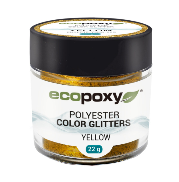 EcoPoxy Polyester Farbglitter 22 Gramm