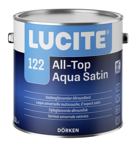 LUCITE® 122 All-Top Aqua satin