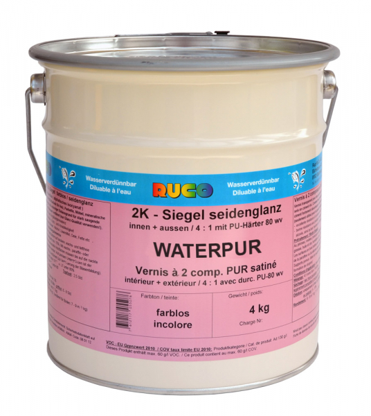 RUCO WATERPUR 2K-Siegellack, farblos