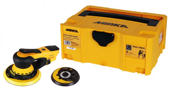 MIRKA DEROS 5650CV Elektro-Exzenterschleifer Ø 125/150 mm im Systainer