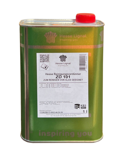 HESSE Reinigungsverdünner ZD 101 für Glas, 1 LTR