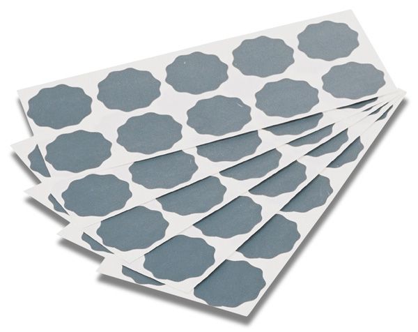 MIRKA Wasserfest-Latex WPF Schleifblüten Ø 33/36 mm, ungelocht, selbstklebend, 20er Pack