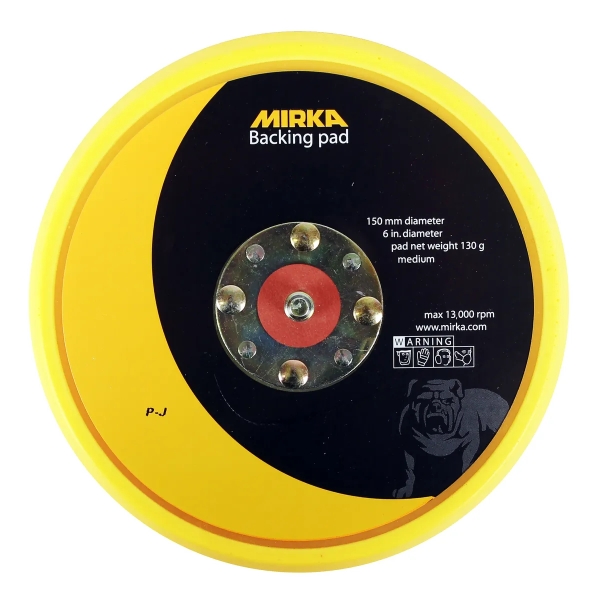 MIRKA Grip-Teller Ø 150 mm GRIP ungelocht medium 5/16“ Gewinde