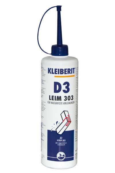 KLEIBERIT 303.0 Wasserfester PVAC-Klebstoff, PVAC-Kleber, Weißleim, Holzleim