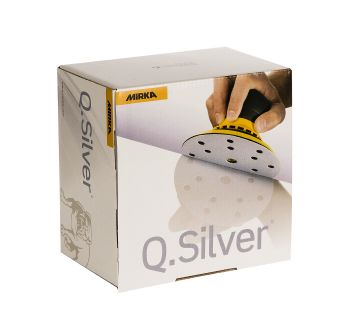 MIRKA Q.Silver® Schleifscheiben Ø 150 mm, 15-fach geloch, Klett, 100er Pack