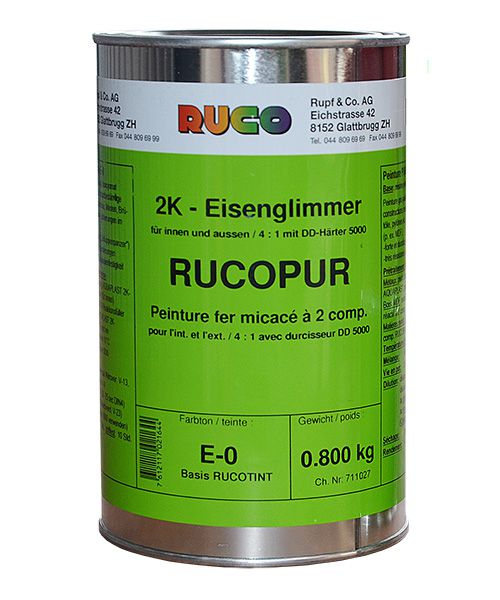 RUCO RUCOPUR 2K-Eisenglimmerfarbe (Korrosionsschutzdecklack)