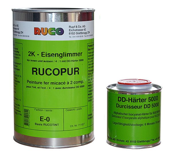 RUCO RUCOPUR 2K-Eisenglimmerfarbe (Korrosionsschutzdecklack)