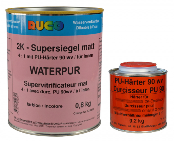 RUCO WATERPUR 2K-Supersiegel matt, farblos