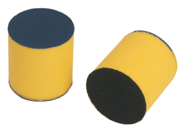 Mirka Schleifstempel Ø 31 mm für Schleifblüten, 2-Seitig GRIP / STICK ungelocht, 2 Stk