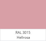 RAL 3015 Hellrosa – ein zarter, heller Rosaton mit sanfter, pastelliger Wirkung.